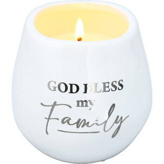 Family 8 oz - 100% Soy Wax Candle Scent: Fresh Linen