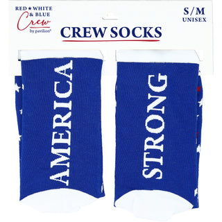 America Strong S/M Unisex Cotton Blend Sock