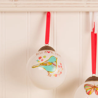 Mom 80mm Glass Ornament