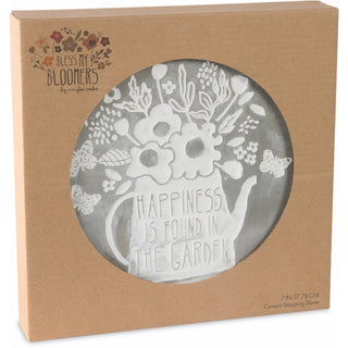 Happiness 7" Cement Stepping Stone