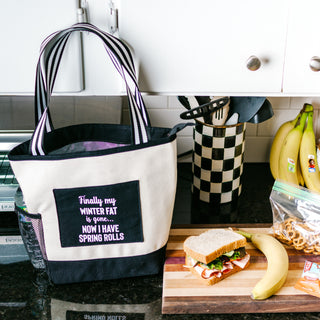 Winter Fat Insulated Canvas Lunch Tote