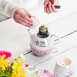 Nana Tea for One (14.5 oz Teapot & 10 oz Cup)