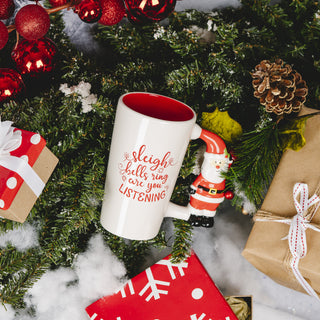Sleigh Bells 17.5 oz Latte Cup