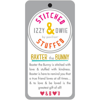Baxter the Bunny 14" Bunny Stuffed Animal/Door Stopper