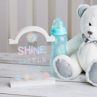 Shine Little One 8" Self Standing Plaque