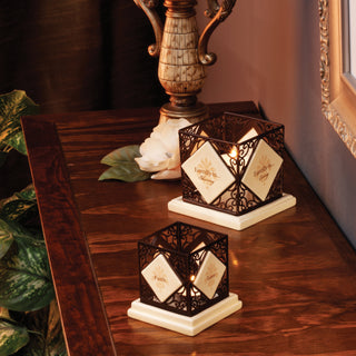 Family 4.25" Square Candle Holder