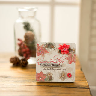Grandmother 3" x 3" Self-Standing Plaque