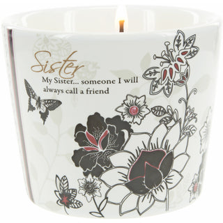 Sister 8 oz Soy Wax Candle Scent: Tranquility