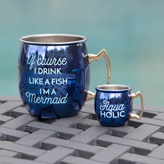 Mermaid 20 oz Stainless Steel Moscow Mule