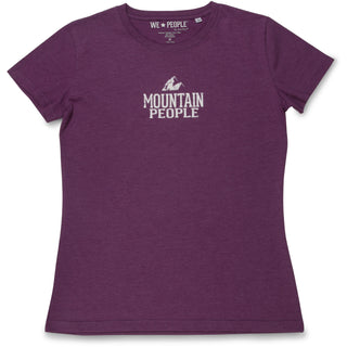 Mountain People Medium Purple Women's T-Shirt