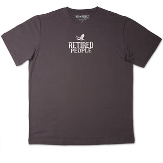 Retired People Medium Charcoal Unisex T-Shirt