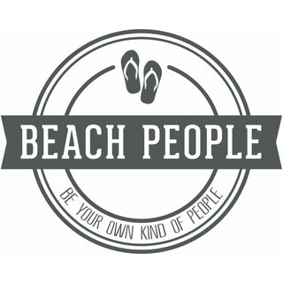 Beach People Medium White Unisex T-Shirt