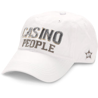 Casino People White Adjustable Hat