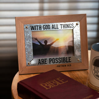 Jesus Lovin' People 9.5" x 7.5" Frame (Holds 6" x 4" Photo)