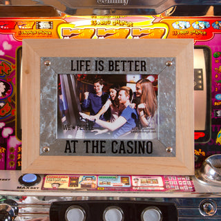Casino People 9.5" x 7.5" Frame (Holds 6" x 4" Photo)