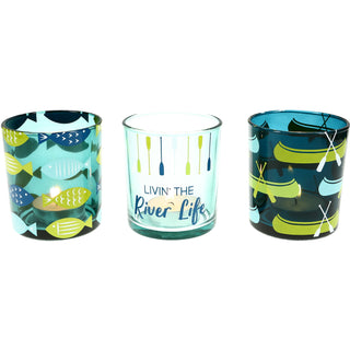 River 3 Assorted Votive Holders