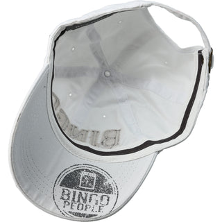 Bingo People White Adjustable Hat