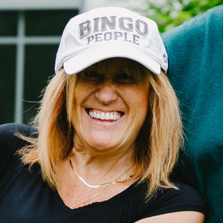 Bingo People White Adjustable Hat