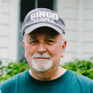 Bingo People White Adjustable Hat