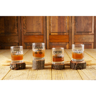 Drinks Are On Me 11 oz Rocks Glass