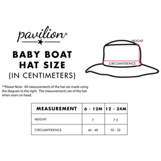 Beach Baby 6-12 Month Girl Hat