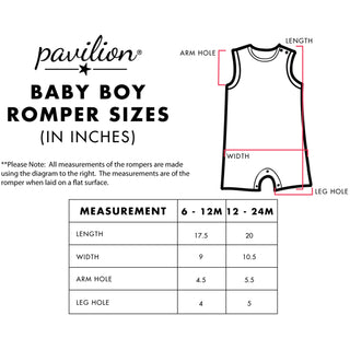 River Baby 6-12 Month Boy Romper