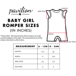 River Baby 6-12 Month Girl Romper