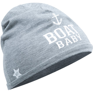 Boat Heathered Gray Beanie (0-12 Months)