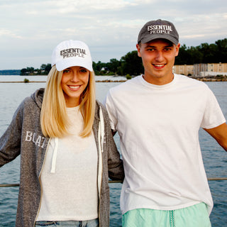 Essential People White Adjustable Hat