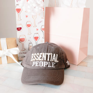 Essential People White Adjustable Hat