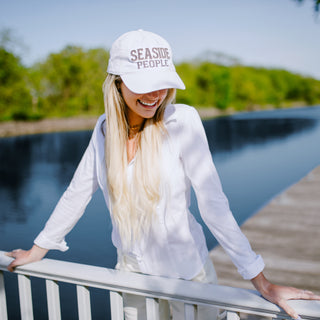 Seaside Dark Gray Adjustable Hat