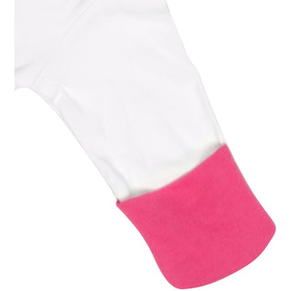 Snuggle 6-12 Months Pink Trimmed Sleeper