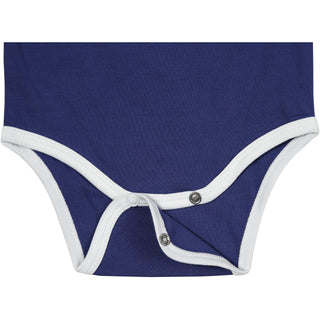 No Pants 12-24 Months Navy Bodysuit