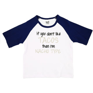 Nacho Type 2T 3/4 Length Navy Sleeve Shirt