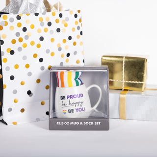 Be You 15.5 oz Mug and Sock Set