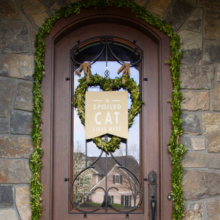 Spoiled Cat 14" x 16" Banner