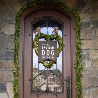 Spoiled Dog 14" x 16" Banner