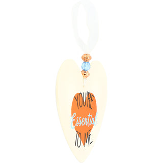 You're Essential 3.5" Heart-Shaped Ornament