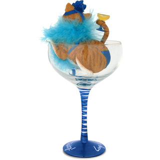 Long Island Iced Tabby 9.25" Orange Tabby in Glass