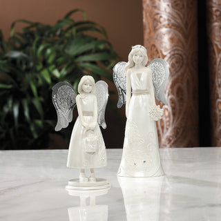 Junior Bridesmaid 6" Angel Holding Bouquet