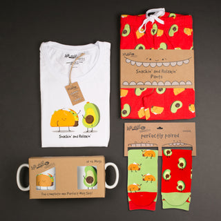 Taco and Avocado M/L Unisex Sock