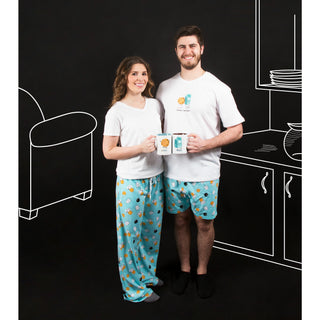 Cookies and Milk XS Light Blue Unisex Lounge Pants