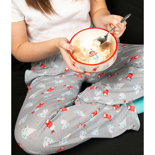 Ice Cream and Whipped Cream XS Gray Unisex Lounge Pants