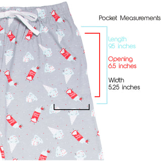Ice Cream and Whipped Cream XS Gray Unisex Lounge Pants