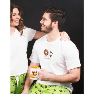 Donuts and Coffee S Unisex T-Shirt