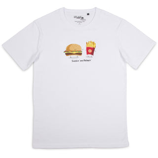 Cheeseburger and Fries S Unisex T-Shirt