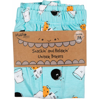 Milk and Cookies XS Light Blue Unisex Boxers