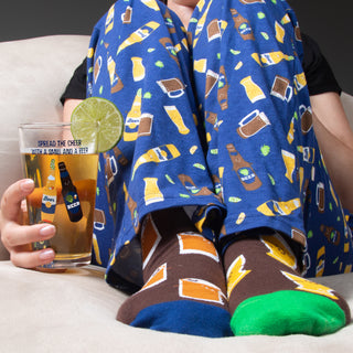 Beer XS Blue Unisex Lounge Pants