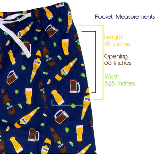 Beer XS Blue Unisex Lounge Pants