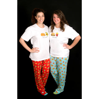 Taco and Avocado XS Red Unisex Lounge Pants